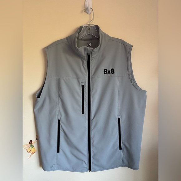 AHEAD Other - Antigua Demand Sleeveless Jacket Ahead USA Gray Shirt Size Large